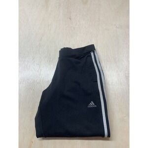 Adidas Womens pants Small Black 3‎ Stripes Trainer Warm Up Sweat Pants